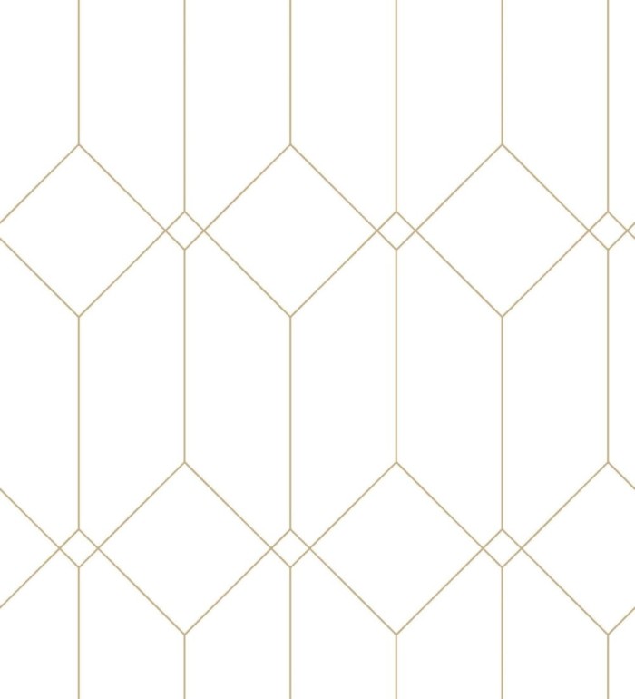 Papel pintado de rombos 3d estilo Art déco - New Evert 681763