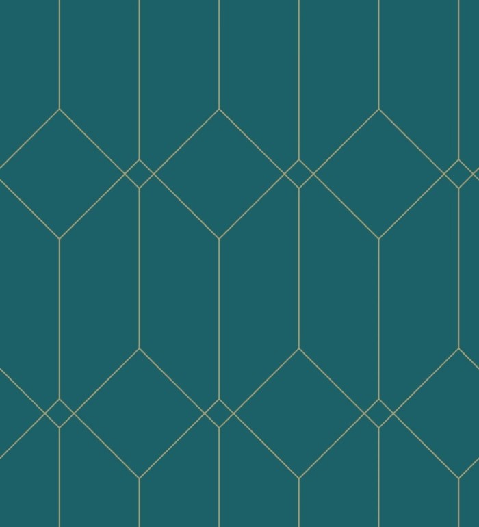 Papel pintado de rombos 3d estilo Art déco - New Evert 681764