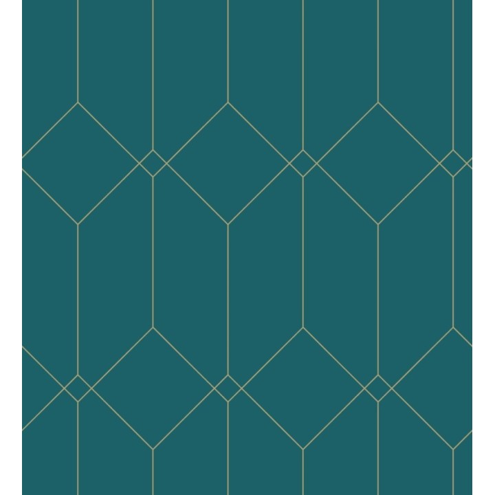 Papel pintado de rombos 3d estilo Art déco - New Evert 681764