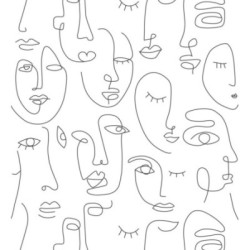 Papel pintado Marian Faces 681772