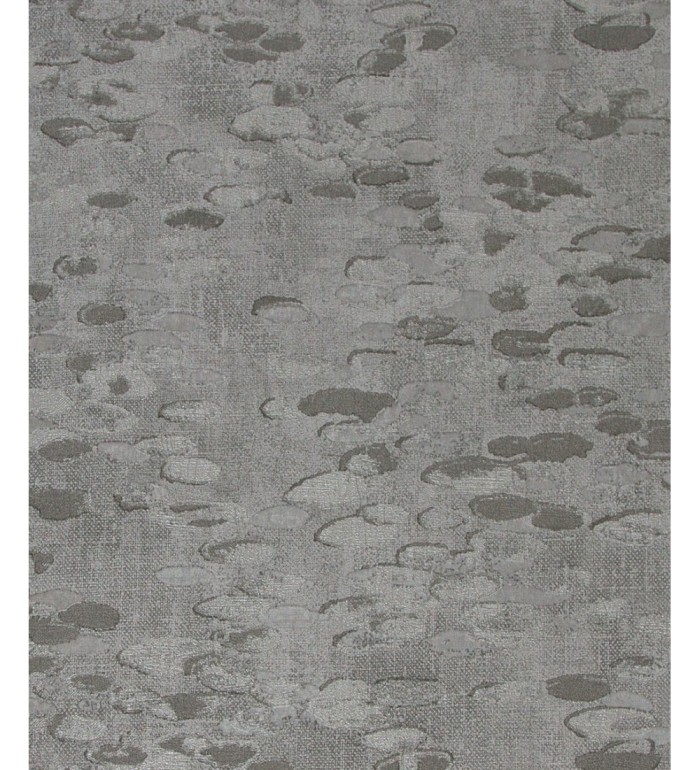 Papel pintado moderno gris metalizado vinílico - Malvar 121454