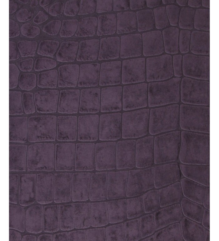 Papel pintado imitación piel de cocodrilo morado vinílico - Tasmania 121458