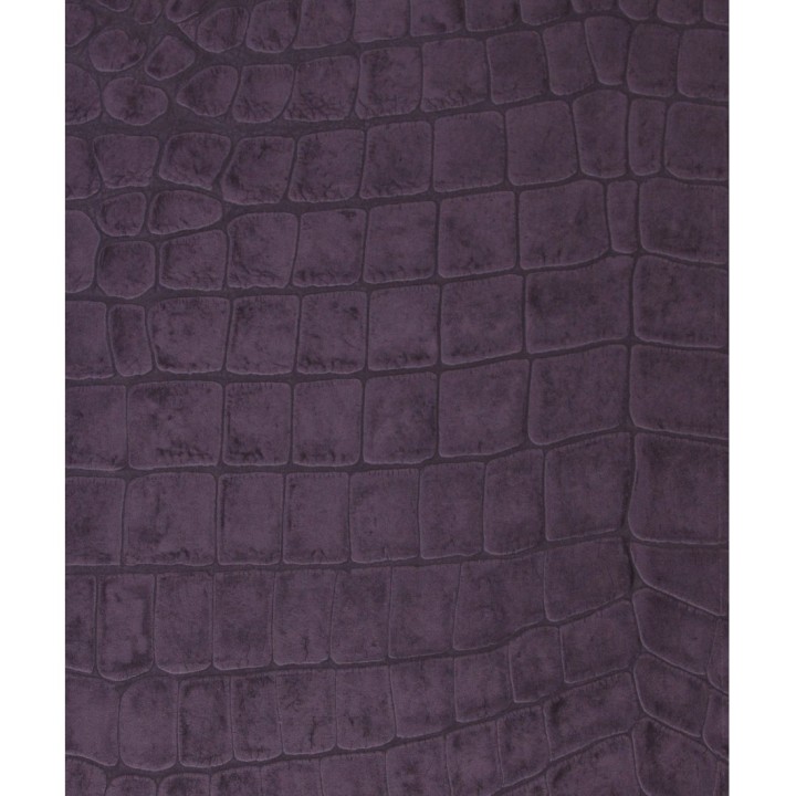 Papel pintado imitación piel de cocodrilo morado vinílico - Tasmania 121458