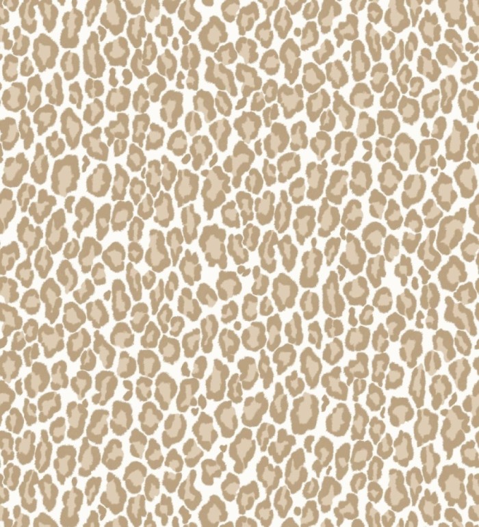Papel pintado imitación piel de leopardo tonos beige - Sarabi Leopard 681786