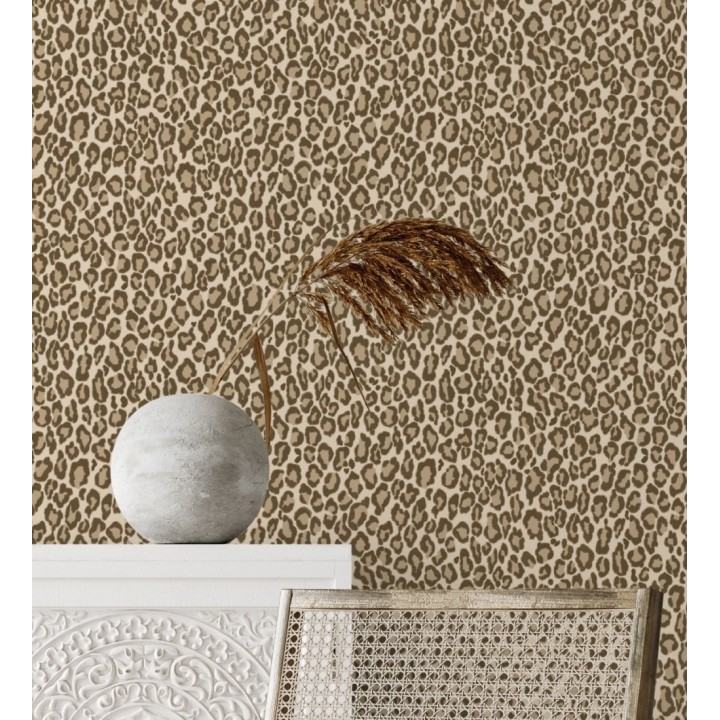 Papel pintado imitación piel de leopardo - Sarabi Leopard 681787