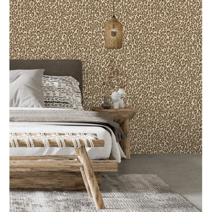 Papel pintado imitación piel de leopardo - Sarabi Leopard 681787