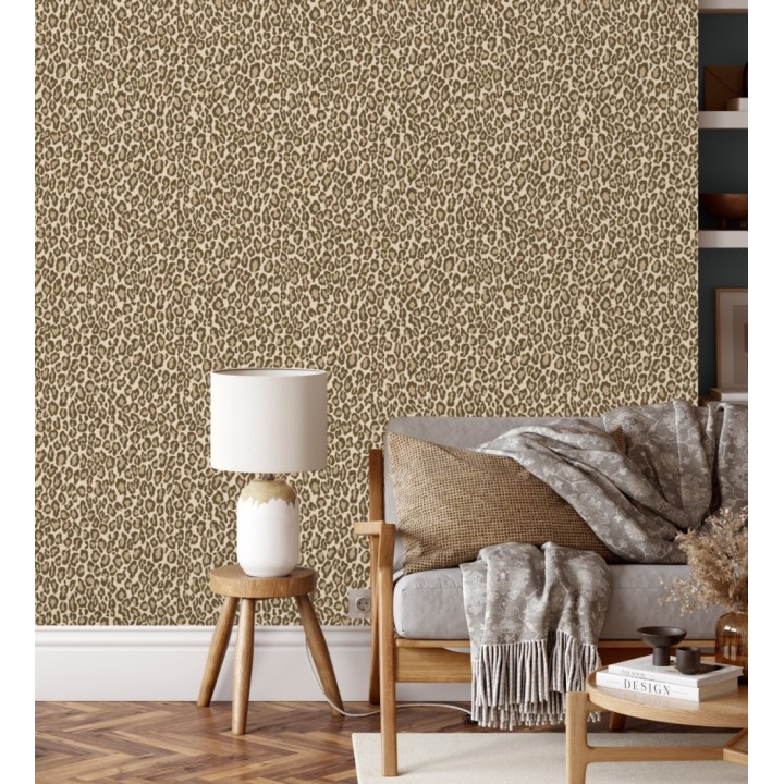 Papel pintado imitación piel de leopardo - Sarabi Leopard 681787