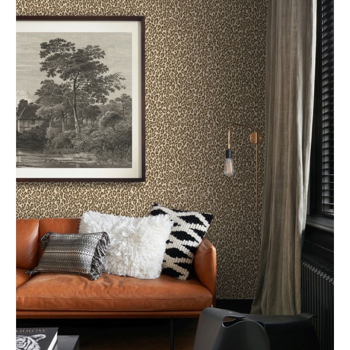 Papel pintado imitación piel de leopardo - Sarabi Leopard 681787