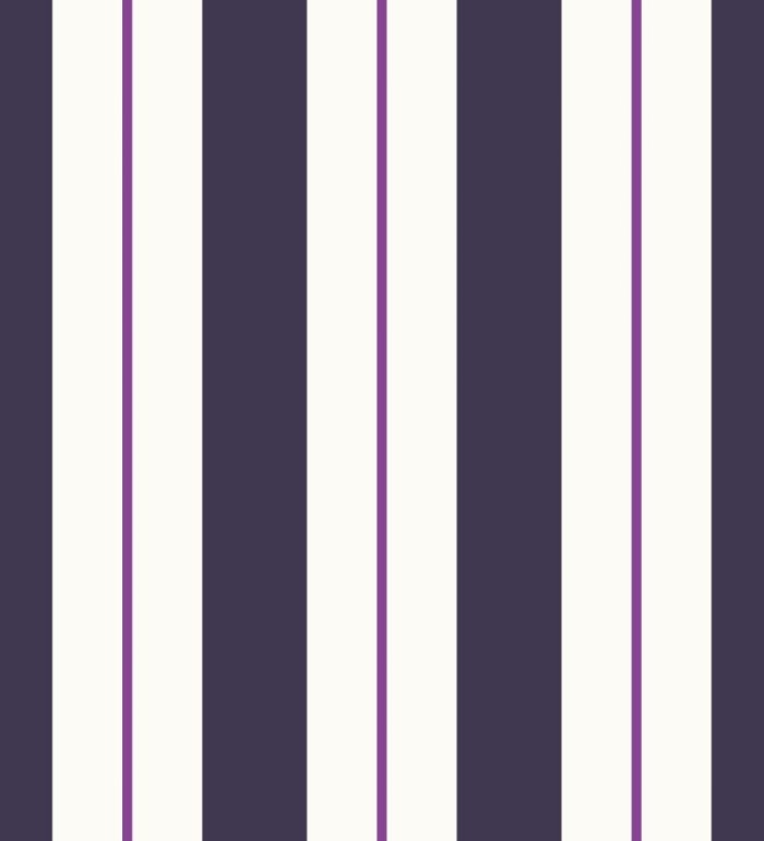 Papel pintado de rayas juveniles morado y violeta - Branly Stripes 681796