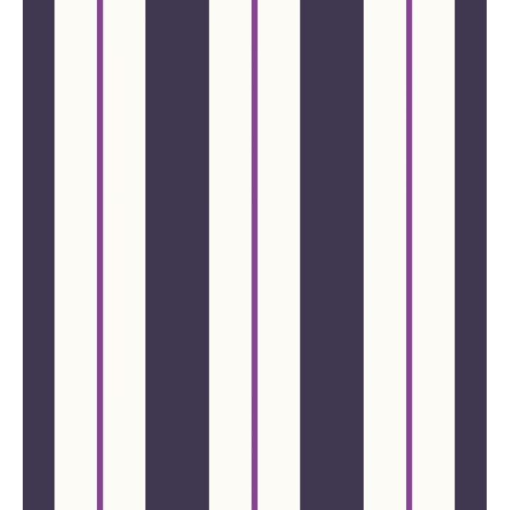 Papel pintado de rayas juveniles morado y violeta - Branly Stripes 681796