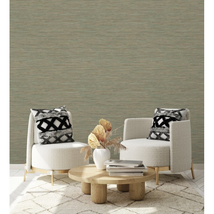 Papel pintado con textura de fibras de cáñamo fondo verde - Sisay Texture 681828