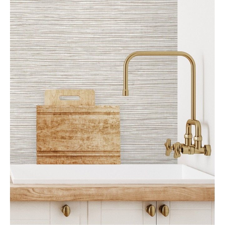 Papel pintado con textura de fibras de cáñamo fondo beige tostado - Sisay Texture 681831