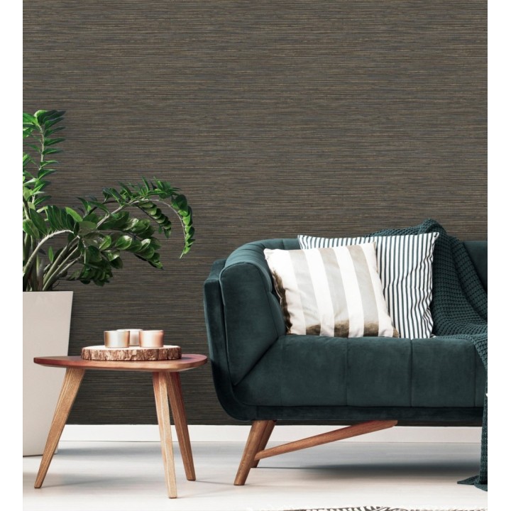 Papel pintado con textura de fibras de cáñamo fondo marrón oscuro - Sisay Texture 681833