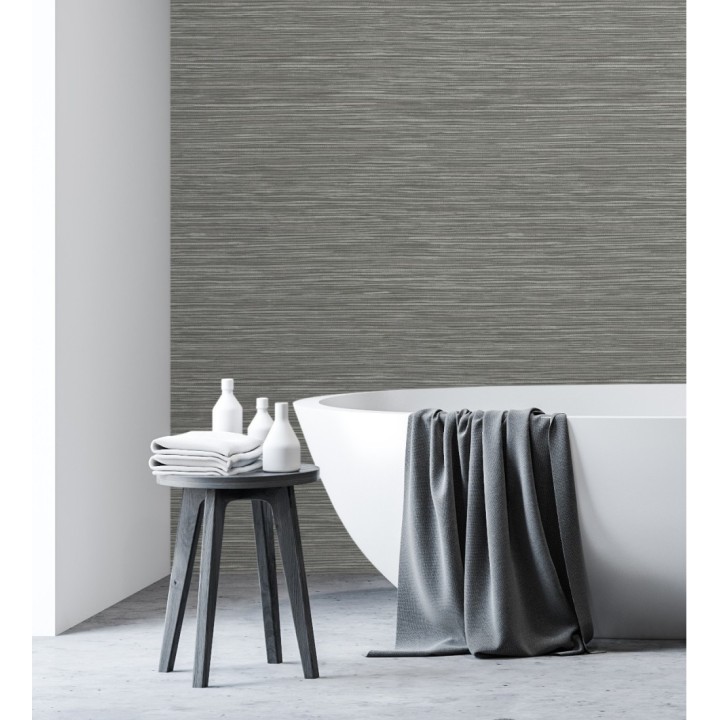 Papel pintado con textura de fibras de cáñamo fondo gris oscuro - Sisay Texture 681835