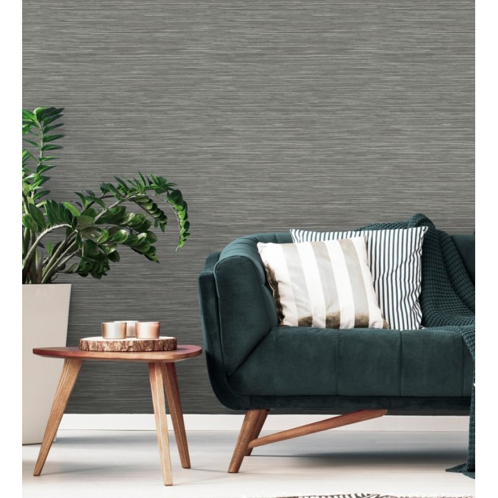 Papel pintado con textura de fibras de cáñamo fondo gris oscuro - Sisay Texture 681835