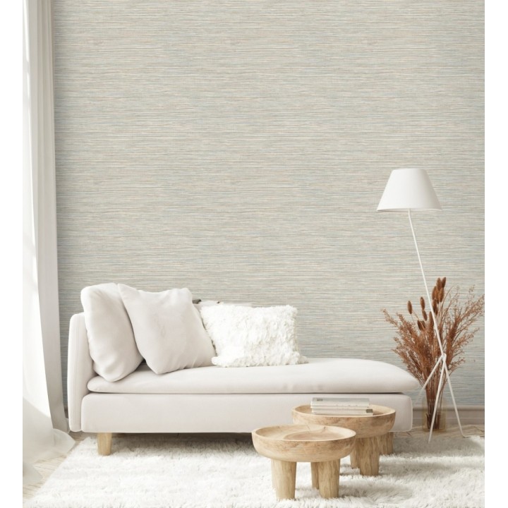 Papel pintado con textura de fibras de cáñamo fondo verde agua claro - Sisay Texture 681836