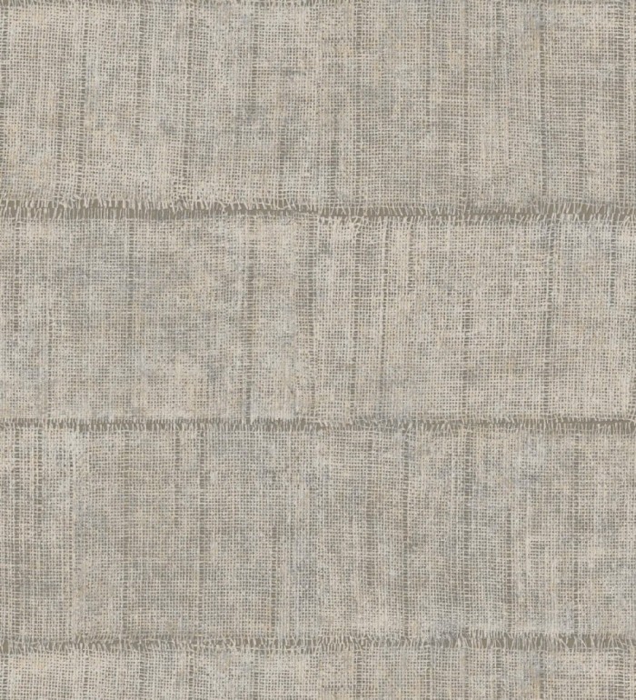Papel pintado imitación tela de lino natural texturizada - Shafira 681856