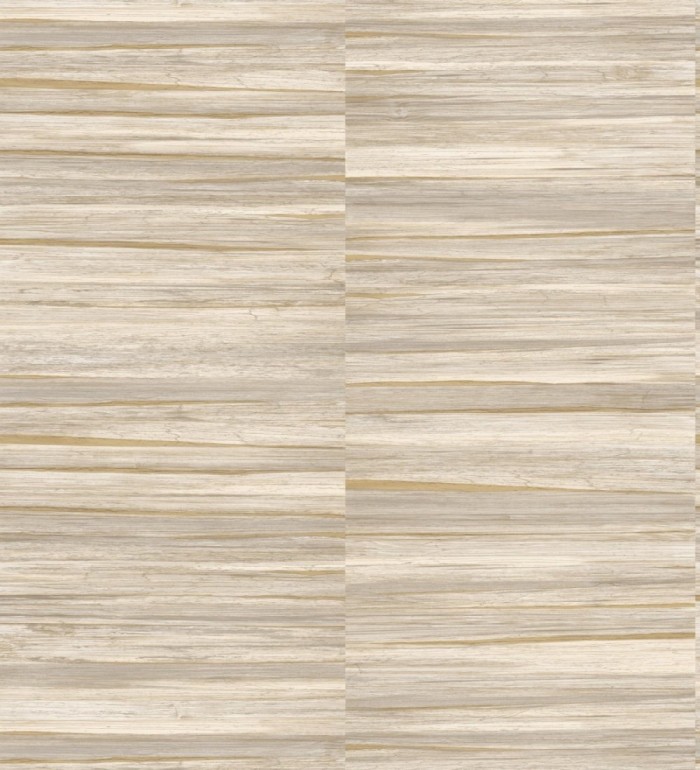 Papel pintado lascas de madera con inserciones en oro - Jabarl 681859
