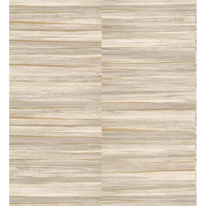 Papel pintado lascas de madera con inserciones en oro - Jabarl 681859