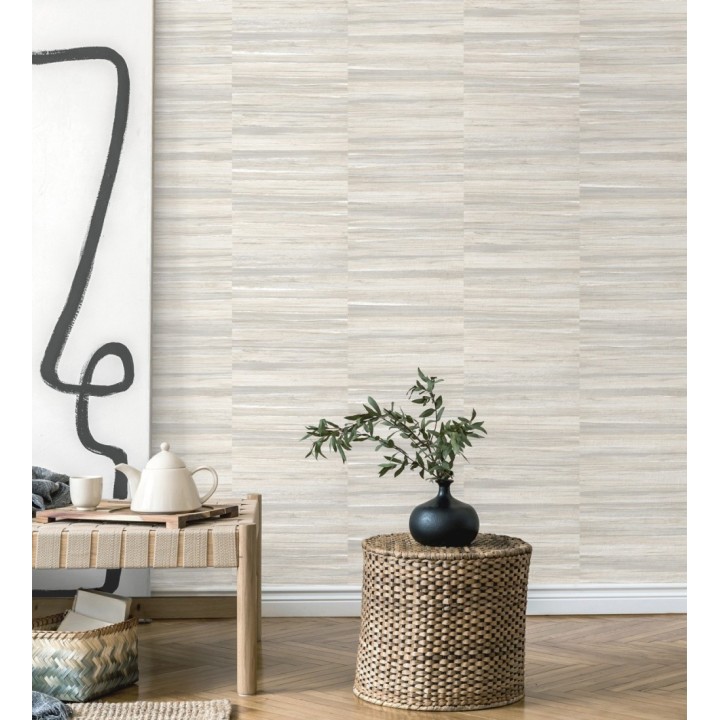 Papel pintado lascas de madera con inserciones en oro - Jabarl 681860