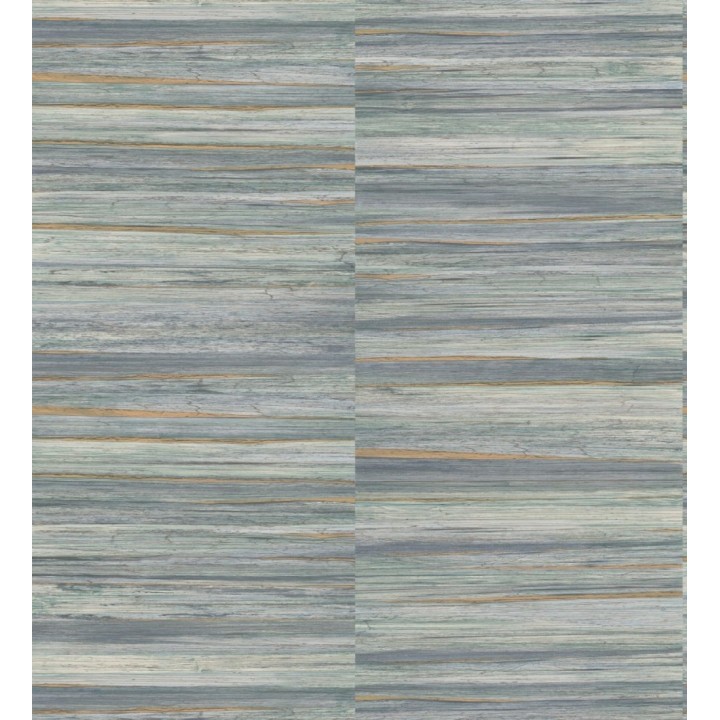 Papel pintado lascas de madera con inserciones en oro - Jabarl 681861