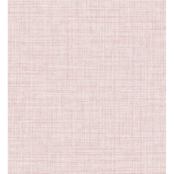 Papel pintado liso imitación lino color rosa pastel - Airam Linen 681876