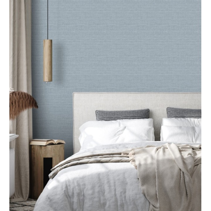 Papel pintado liso efecto fibra vegetal - Graham Hall 681930