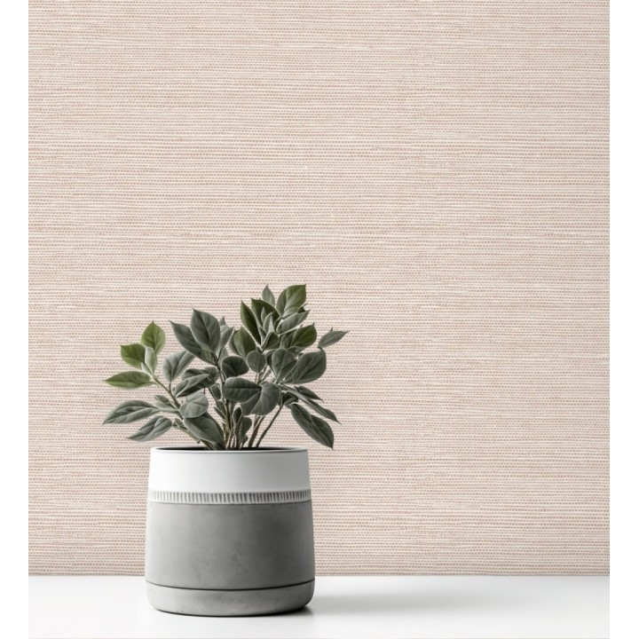 Papel pintado liso efecto fibra vegetal - Graham Hall 681931