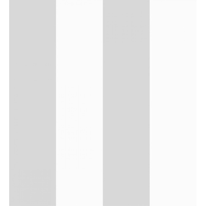 Papel pintado de rayas anchas de 13,25 cm grises y blancas - Allen Stripe 681942