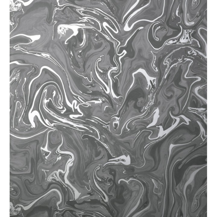 Papel pintado efecto mineral piedra de ágata gris antracita - Mirko 681964