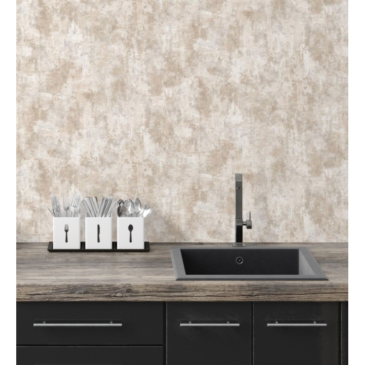 Papel pintado estuco efectos nacarados beige - Velkan 681971