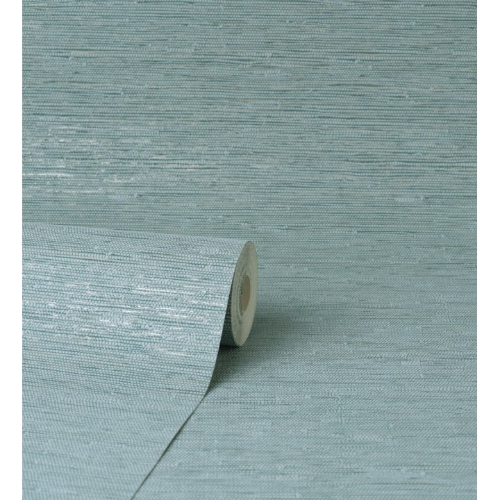 Papel pintado imitando al  textil en relieve con inserciones metalizadas - Evolet Fabric 681980