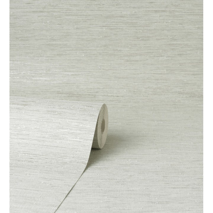 Papel pintado imitando al  textil en relieve con inserciones metalizadas - Evolet Fabric 681981