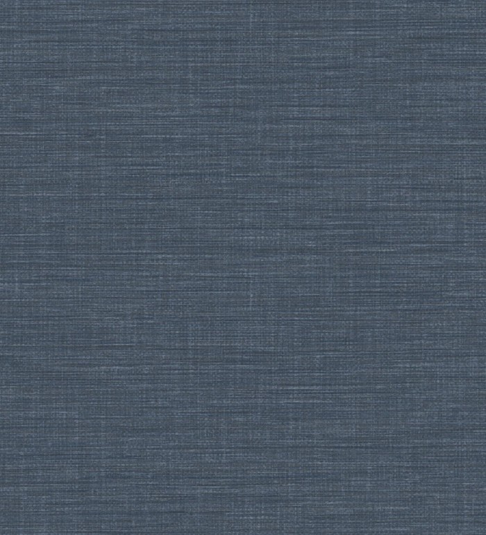 Papel pintado liso de fibras vegetales en tonos azules efecto nacarado - Nora Texture 681991