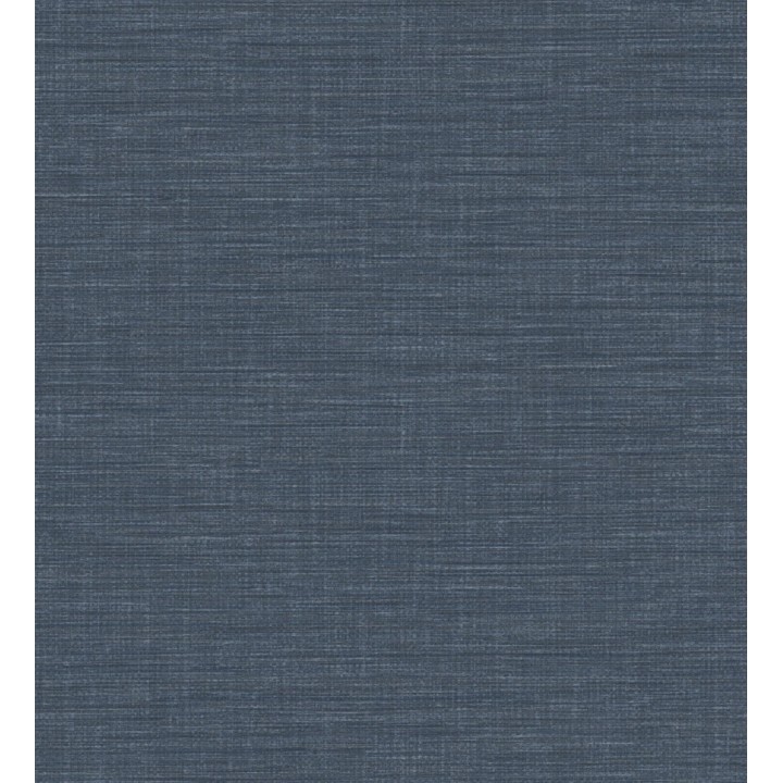 Papel pintado liso de fibras vegetales en tonos azules efecto nacarado - Nora Texture 681991
