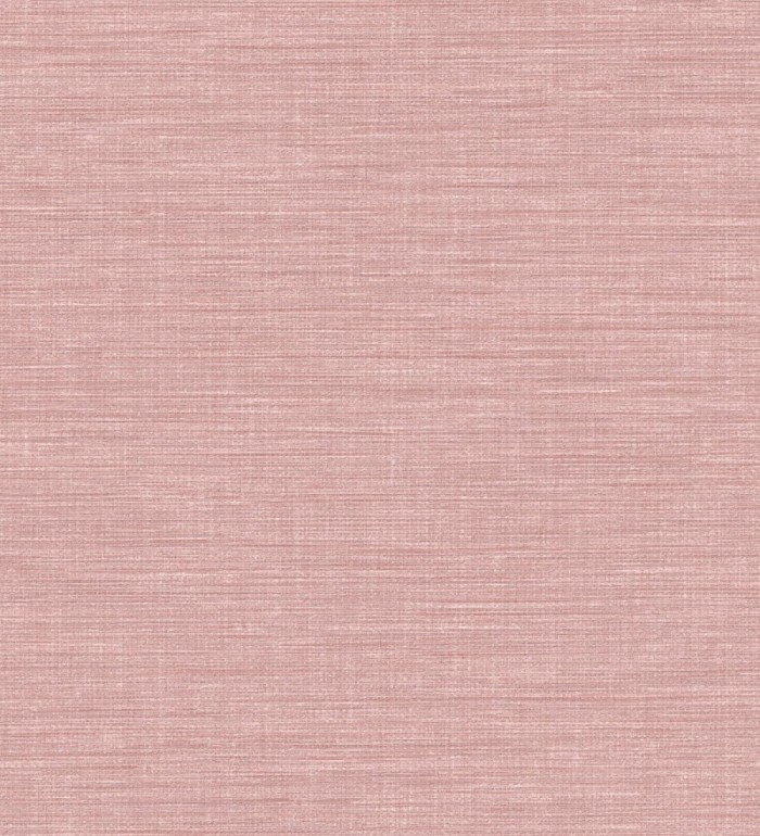 Papel pintado liso de fibras vegetales en tonos rosa efecto nacarado - Nora Texture 681994