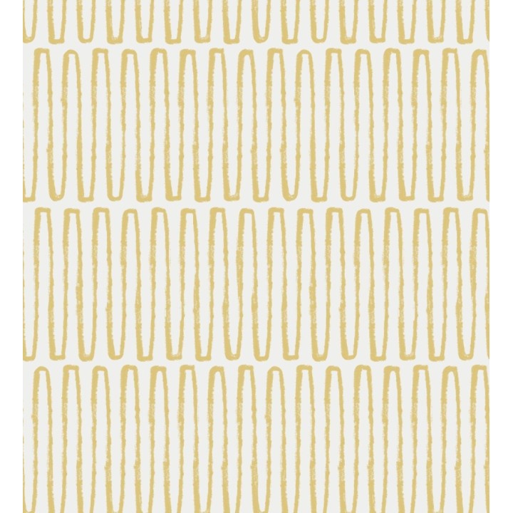 Papel pintado étnico diseño geométrico africano amarillo - Barak 682037