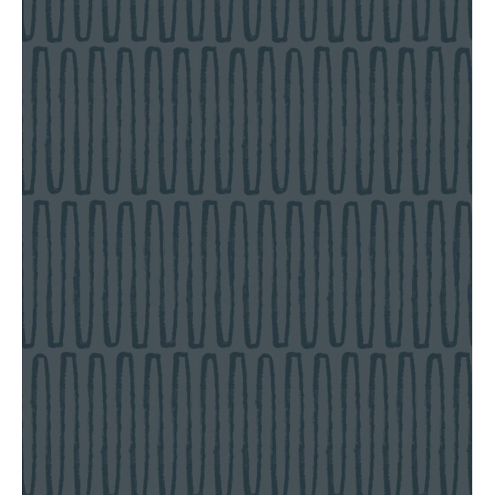 Papel pintado étnico diseño geométrico africano azul - Barak 682039