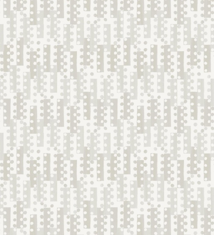 Papel pintado geométrico de puntos y recuadros grises estilo retro - Evian 682046