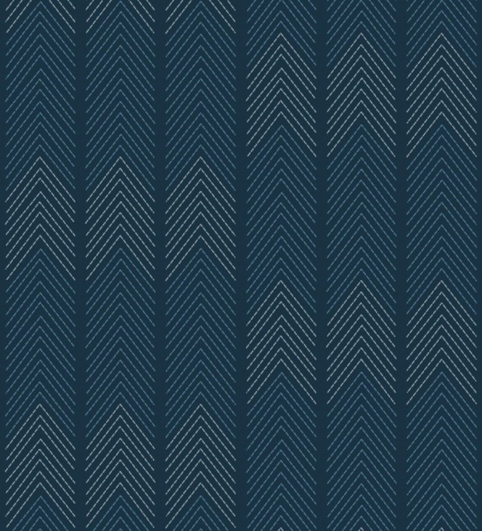 Papel pintado de espigas estilo étnico azul - Amaru 682063