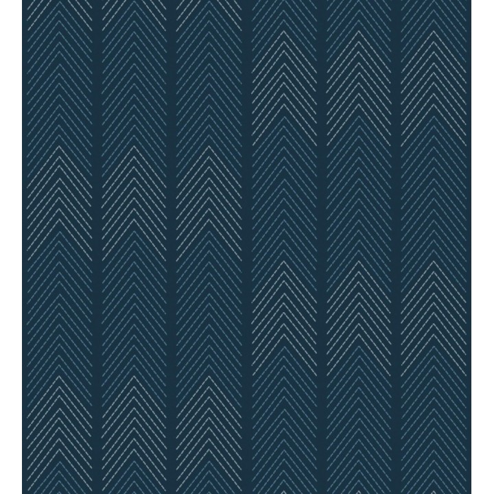 Papel pintado de espigas estilo étnico azul - Amaru 682063