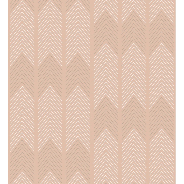 Papel pintado de espigas estilo étnico salmón - Amaru 682065