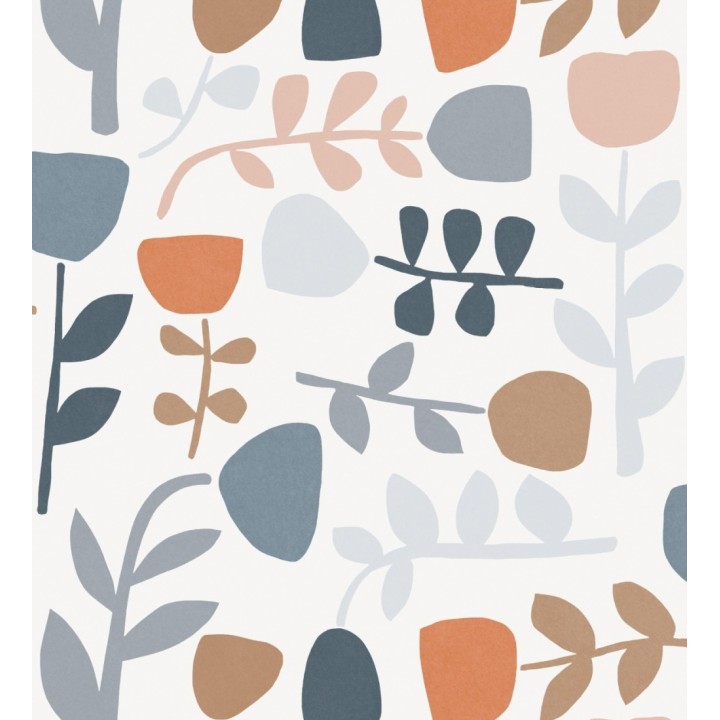 Papel pintado flores diseño minimalista - Eliza Spring 682072