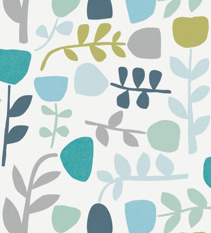 Papel pintado flores diseño minimalista - Eliza Spring 682073