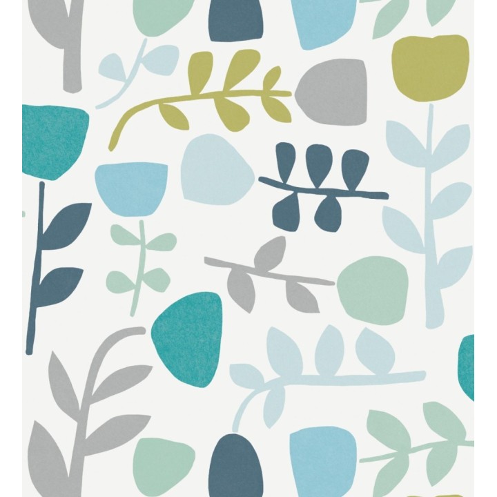 Papel pintado flores diseño minimalista - Eliza Spring 682073