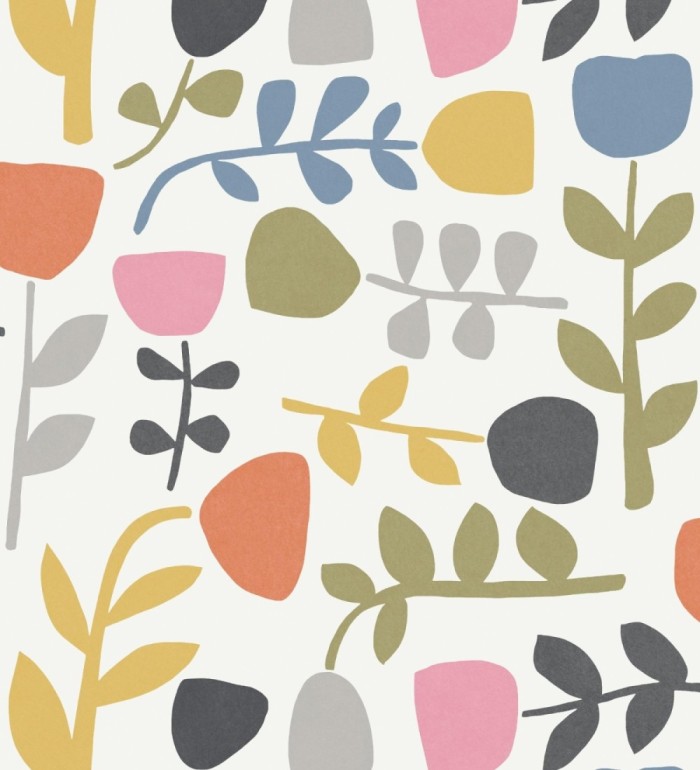 Papel pintado flores diseño minimalista - Eliza Spring 682075