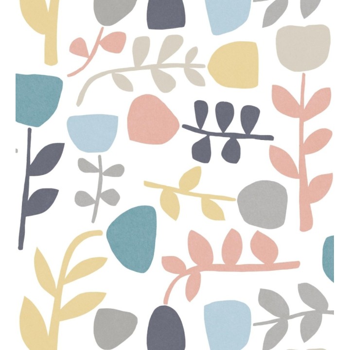 Papel pintado flores diseño minimalista - Eliza Spring 682076