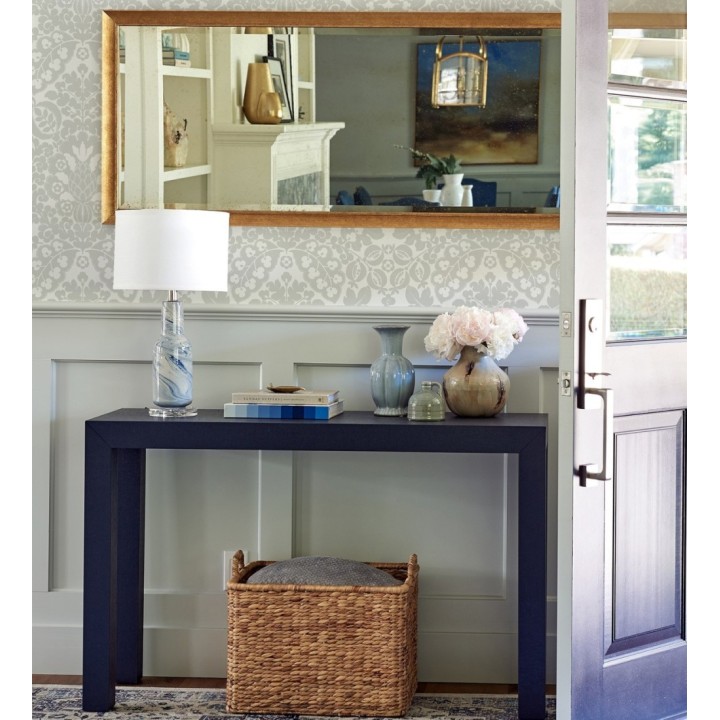 Papel pintado damasco estilo francés color gris cálido - Reiko 682136