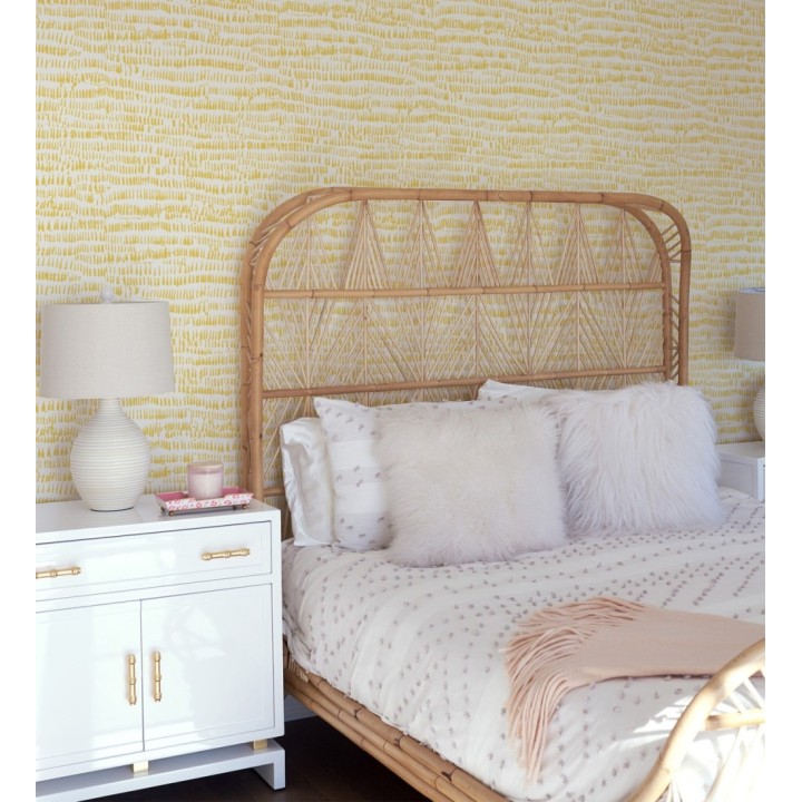 Papel pintado abstracto amarillo estilo étnico - Happy April 682161