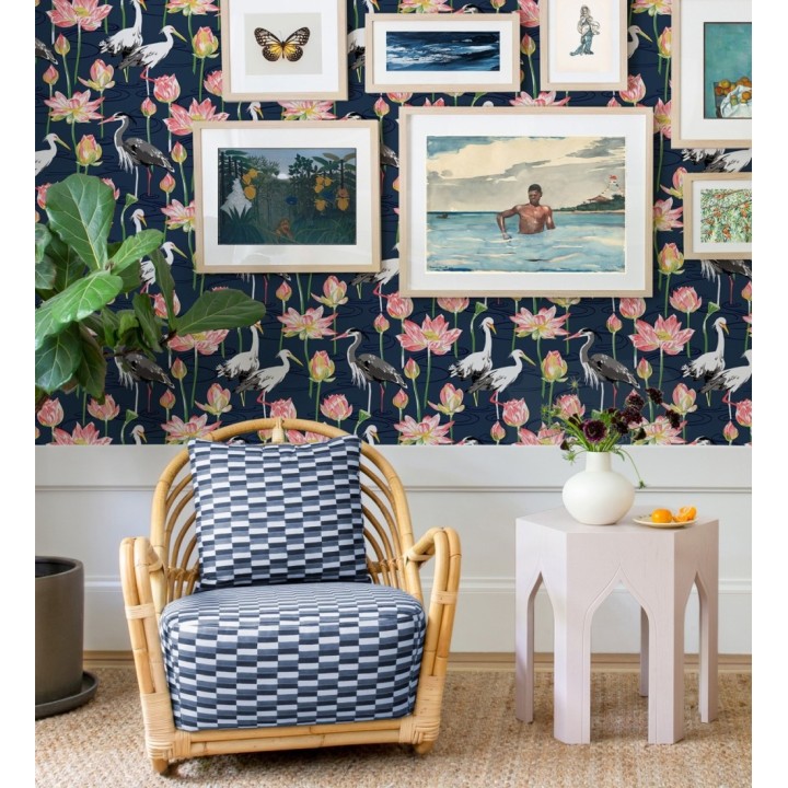 Papel pintado de pájaros y garzas reales en estanque japonés - Herons Royal 682162